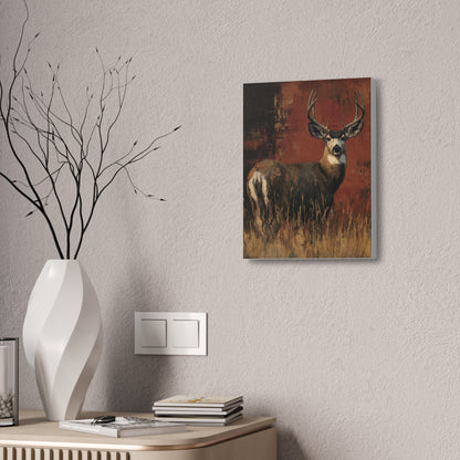 Benny - Abstract Deer Canvas Art