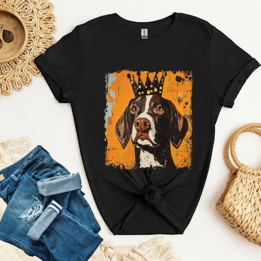 German Shorthaired Pointers Rule T-Shirt- Crowned and Connected Collection