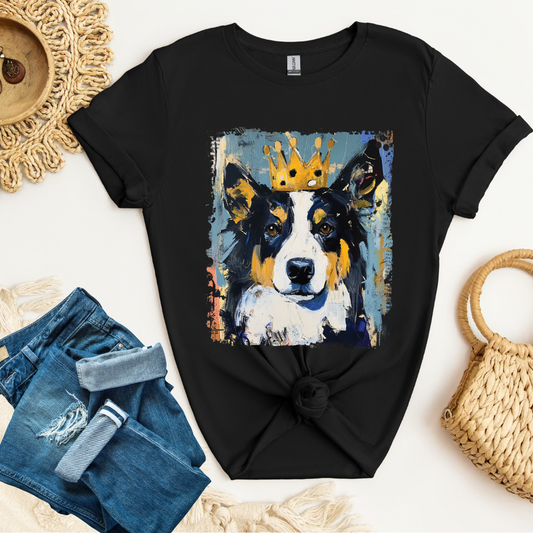 Border Collies Rule T-Shirt/ Crowned and Connected Collection