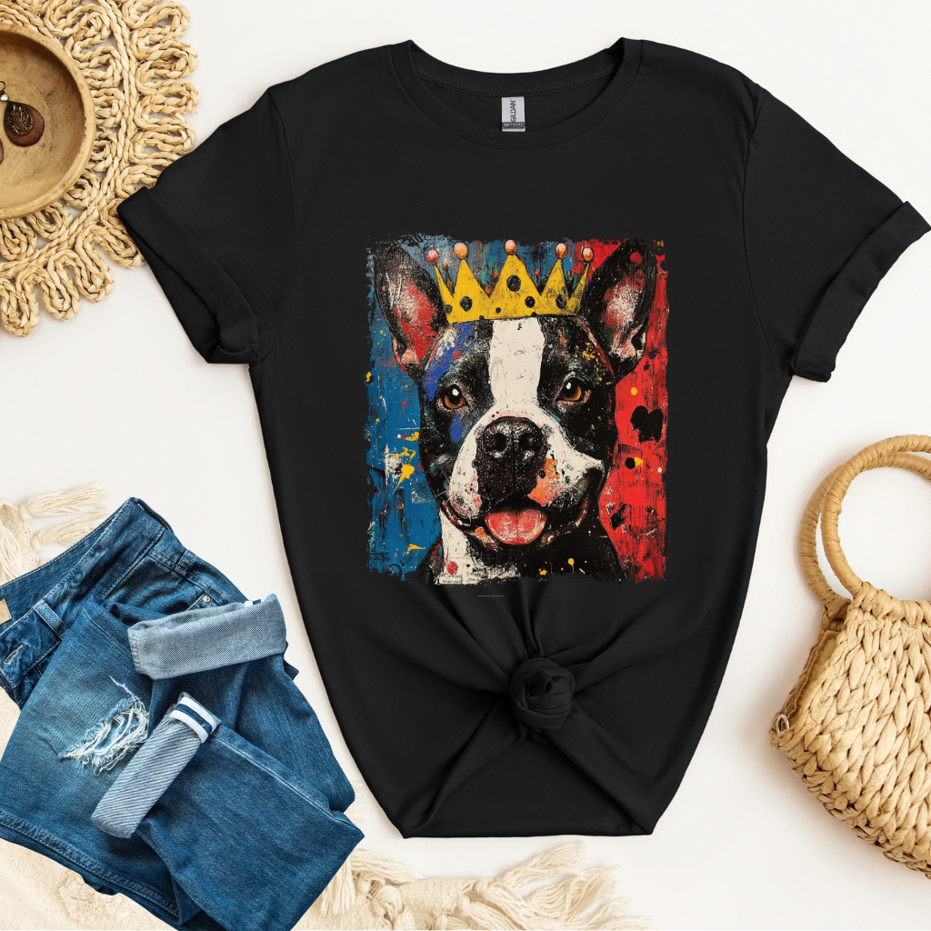Pibbles Rule T-Shirt/Pit Bull T-Shirt/Crowned and Connected Collection