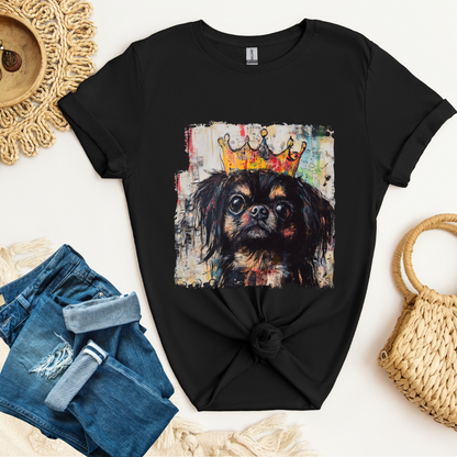 Tibetan Spaniels Rule T-shirt/ Funny Tibetan Spaniel Tee/Crowned and Connected Collection