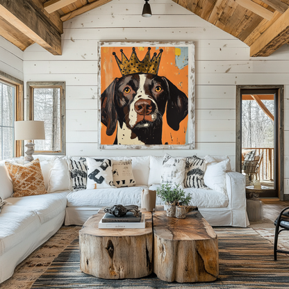 This Dog Won't Hunt, German Shorthair Pointer Canvas Art