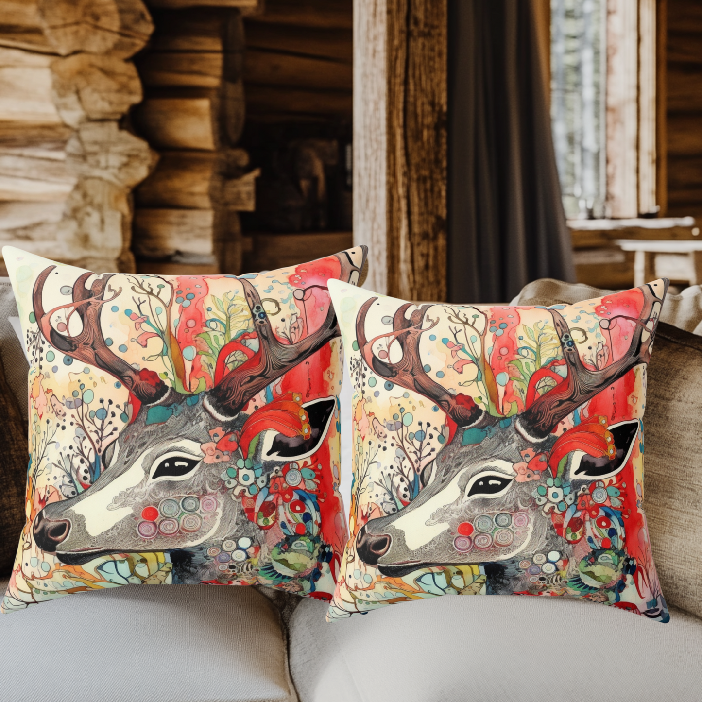 Ephemera Paper Buck pillow